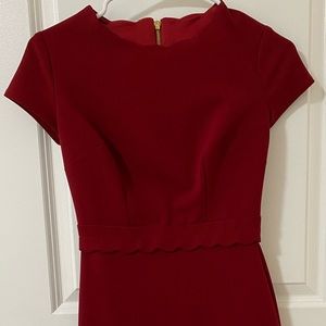Red wine formal dress